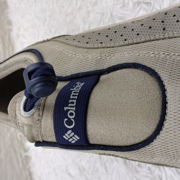 Columbia Watusi Grey Fabric Toggle Upper Round Toe Slip On Water Training Shoe - Picture 14 of 16